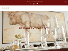 Tablet Screenshot of cafeboy.ch